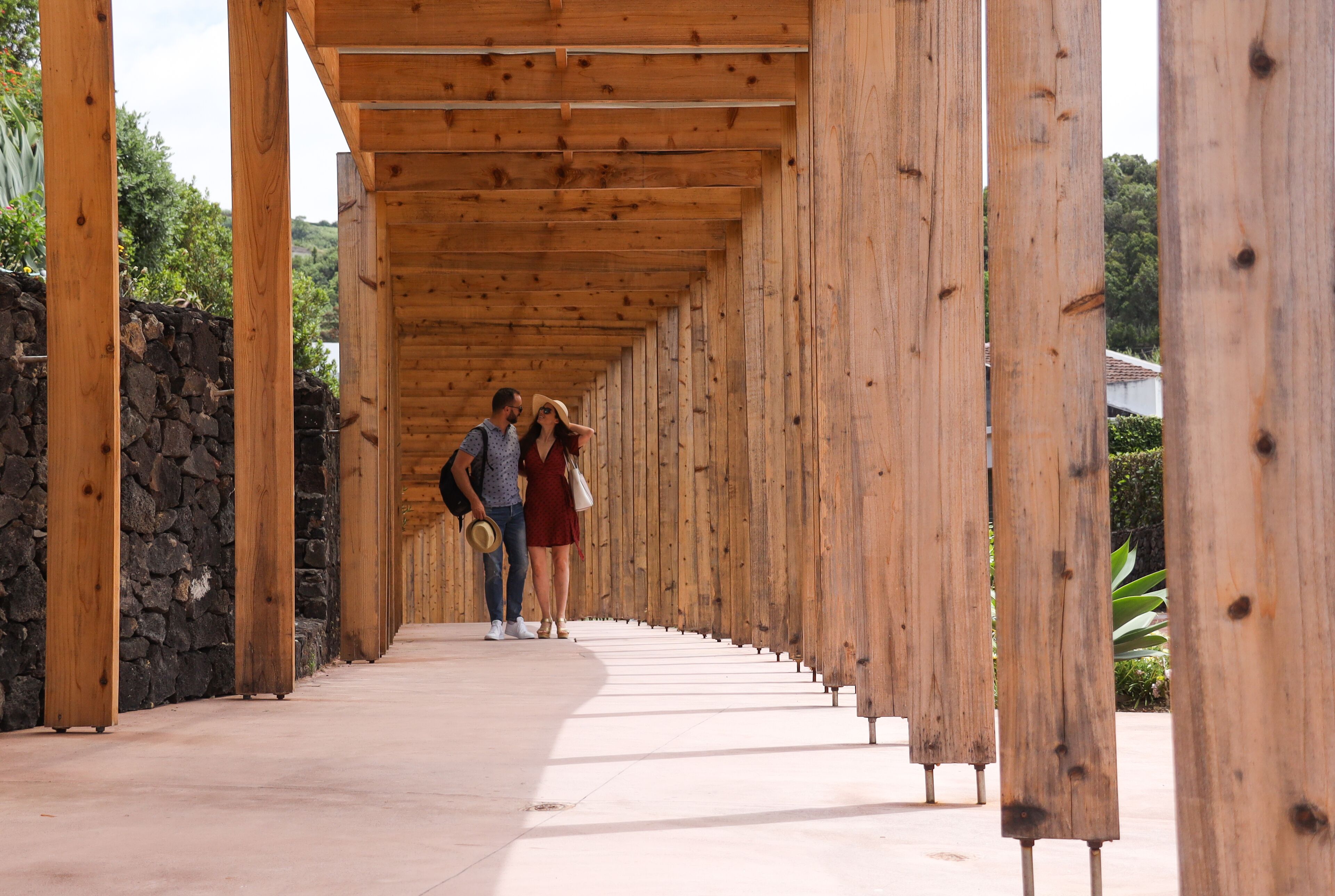 Entrada de la propiedad