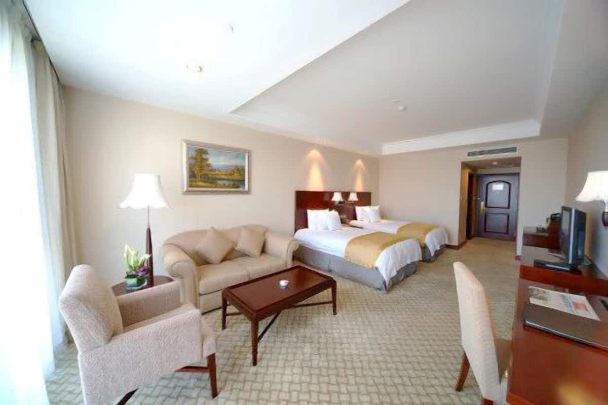 Business kamer, 2 eenpersoonsbedden | Woonruimte