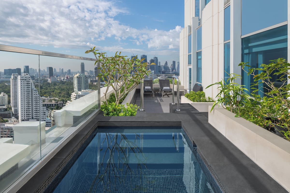 IMPERIAL SUITE, 1 King Size Bed, Living and Dining Room, Study Room, Club Millésime Access | Terrace/patio