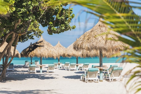 Beach nearby, white sand, free beach shuttle, free beach cabanas
