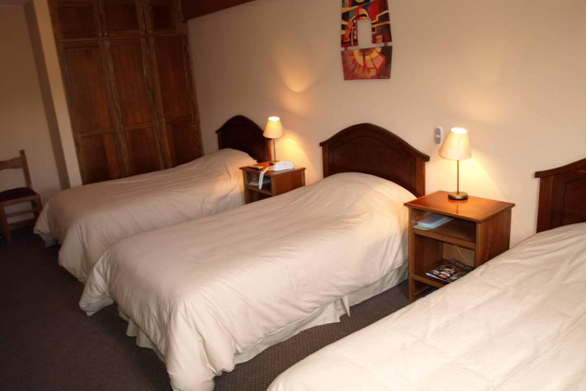 Premium bedding, down comforters, pillowtop beds, in-room safe
