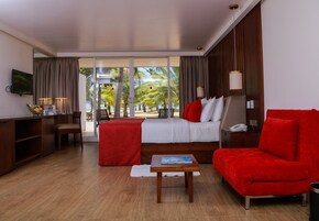 Sábanas de algodón egipcio, ropa de cama de alta calidad y minibar 