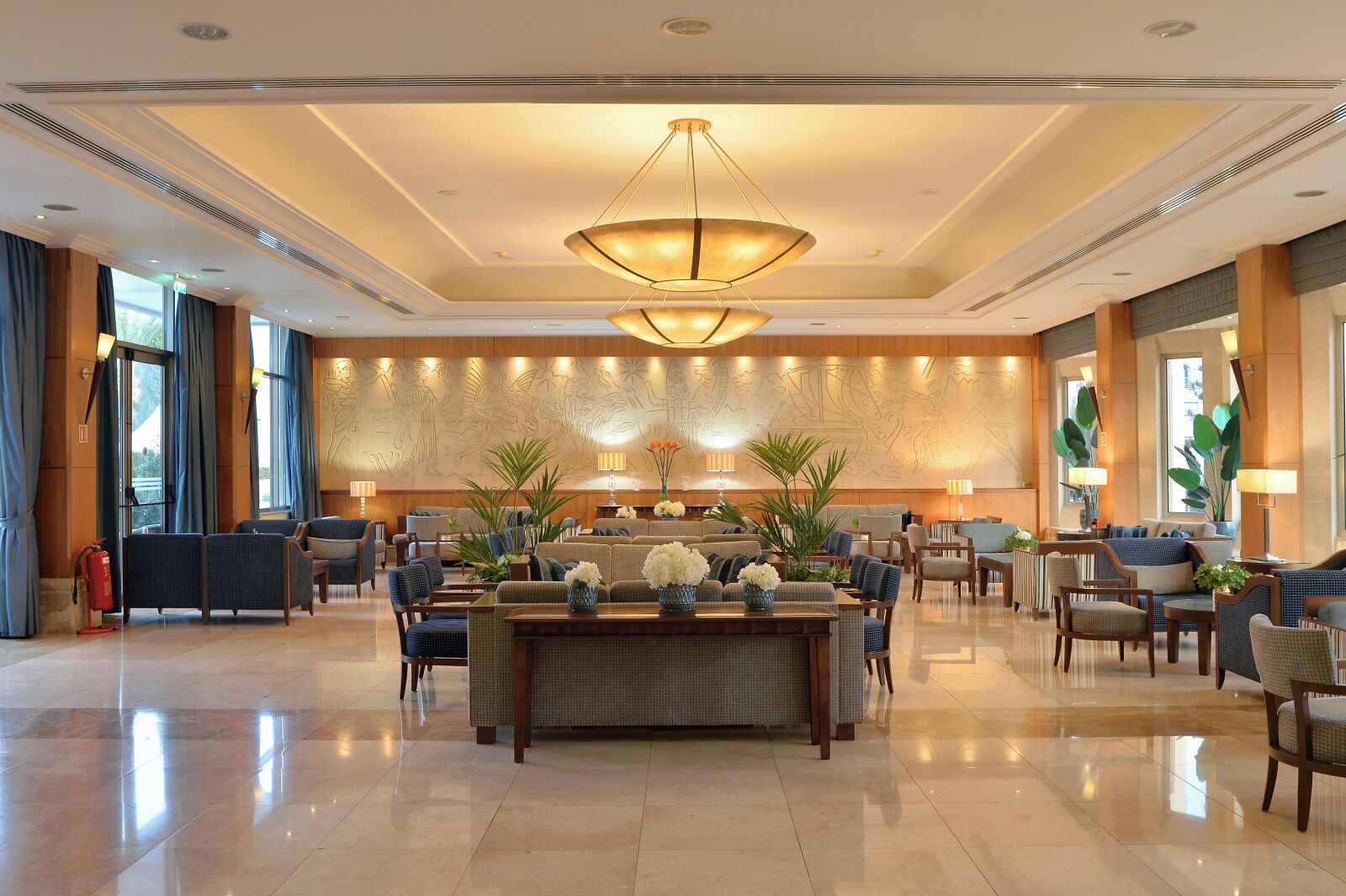 Sala de estar en el lobby