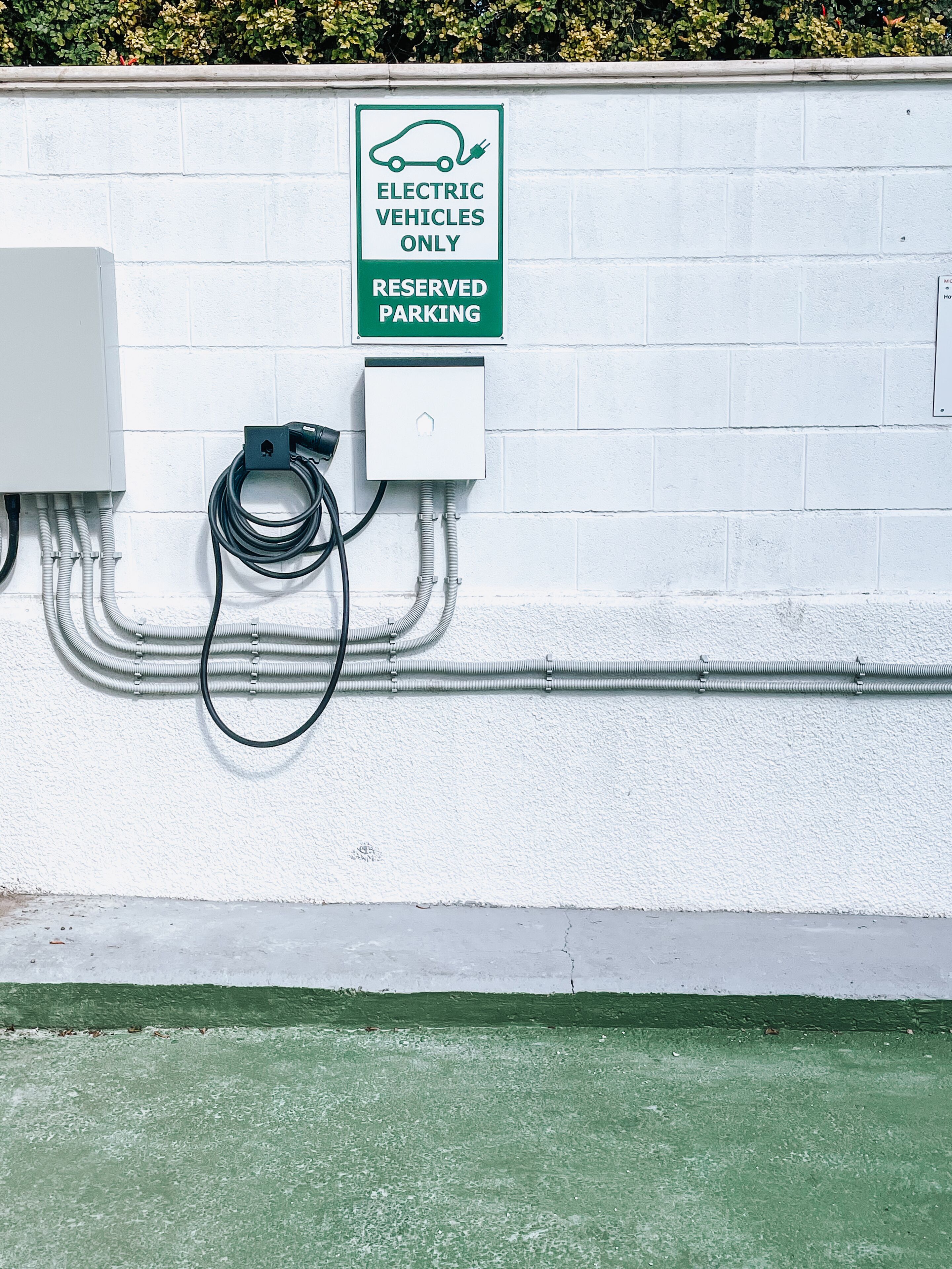 electric car charging point