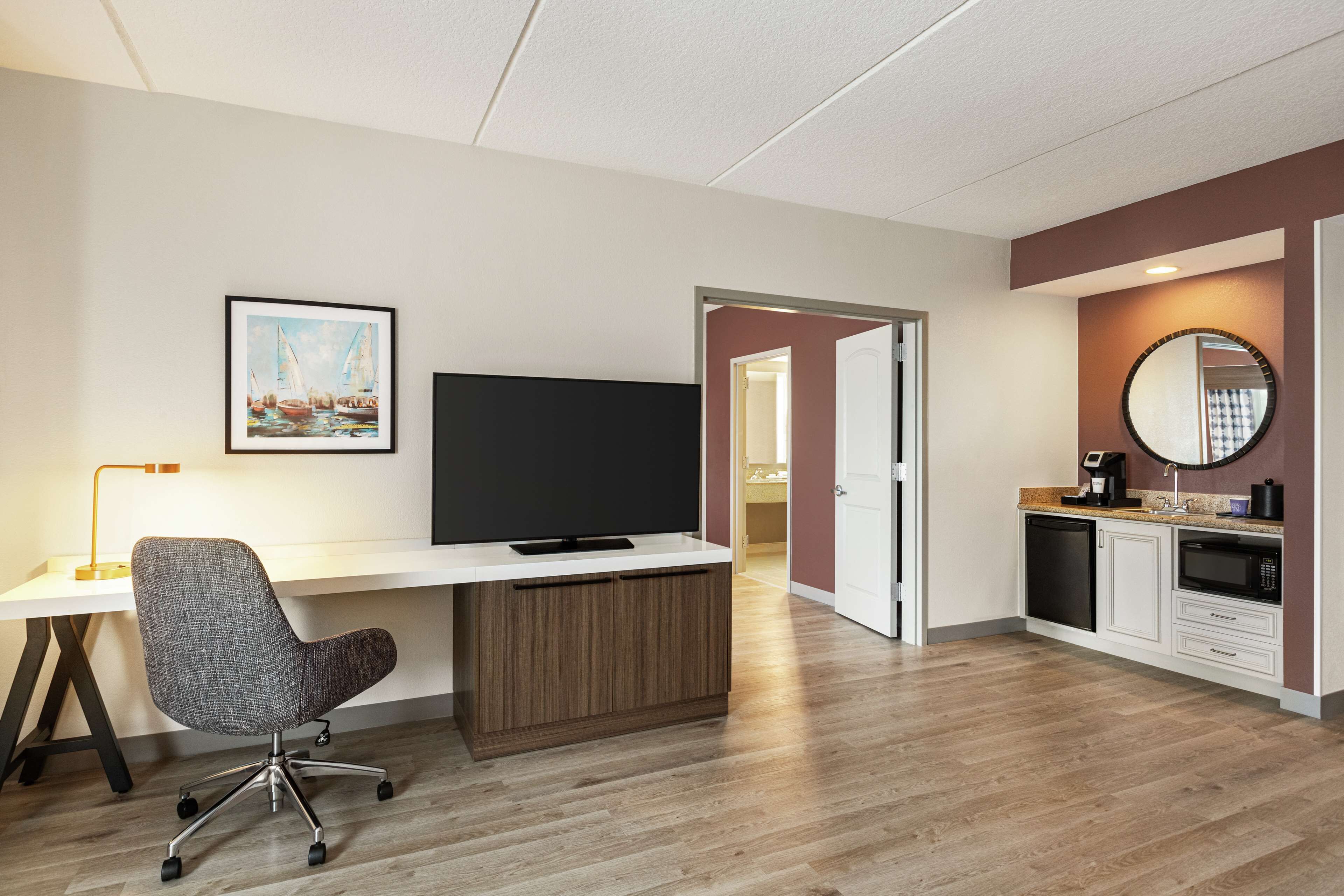 hypo-allergenic bedding, minibar, iron/ironing board