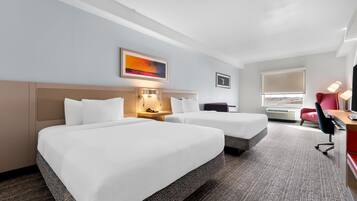 Ropa de cama hipoalergénica, cubrecamas, escritorio y cortinas blackout