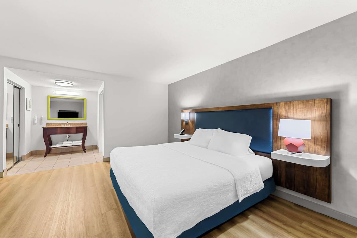 Studio Suite, 1 King Bed, Non Smoking | Premium bedding, down duvets, pillow-top beds, in-room safe