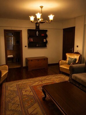 Suite exécutive, 1 très grand lit et 1 canapé-lit, vue sur la ville | Draps en coton égyptien, literie de qualité