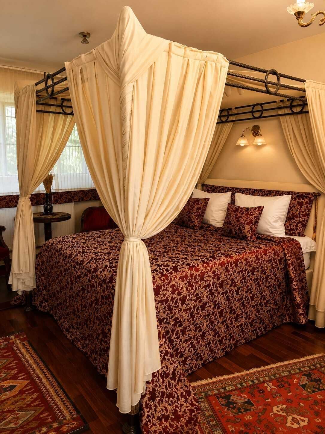 Junior suite, 1 queensize bed, balkon, uitzicht op tuin | Lakens van Egyptisch katoen, luxe beddengoed