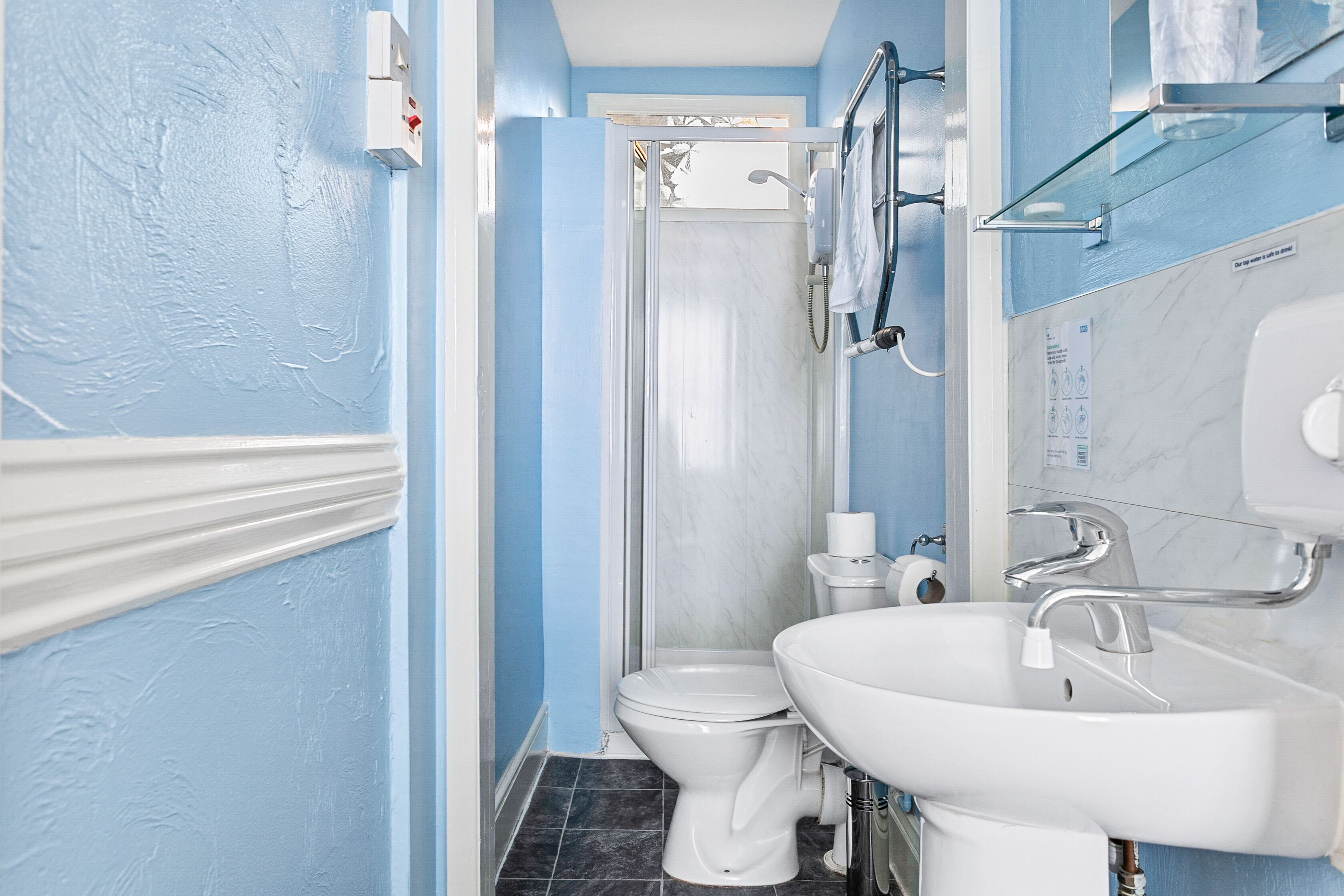 iron/ironing board, free wifi, bed sheets