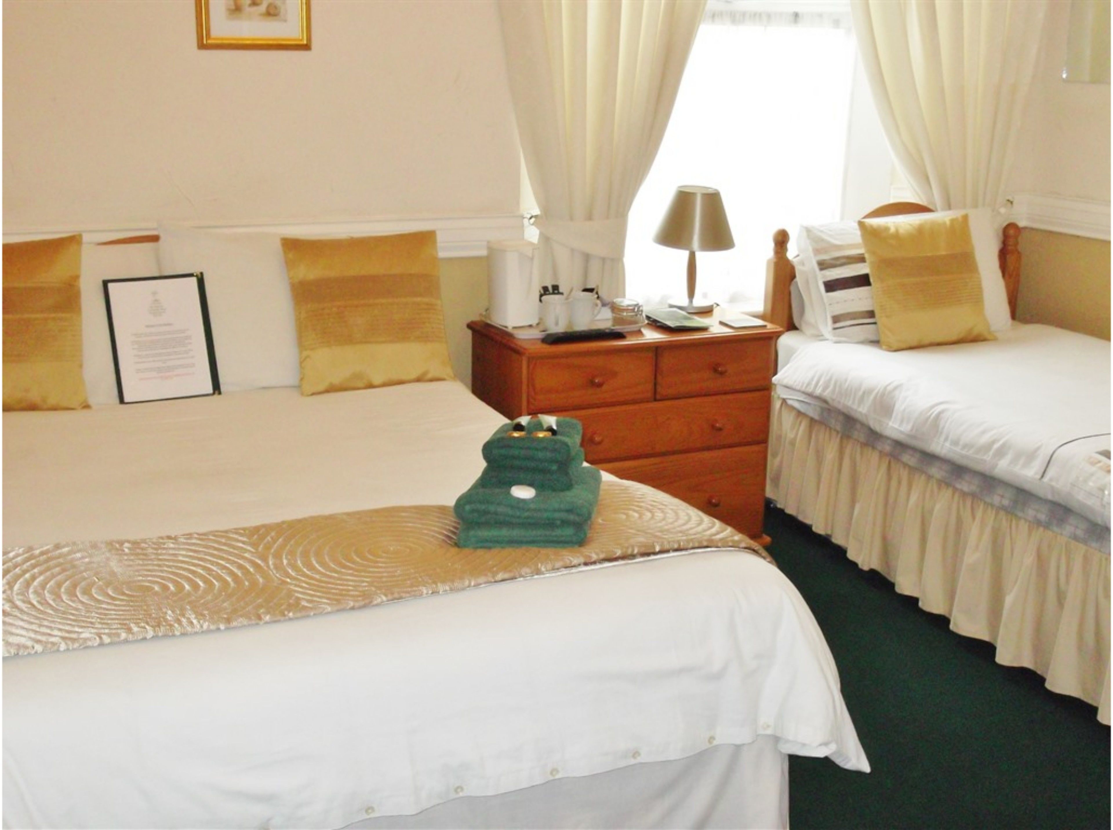 iron/ironing board, free wifi, bed sheets