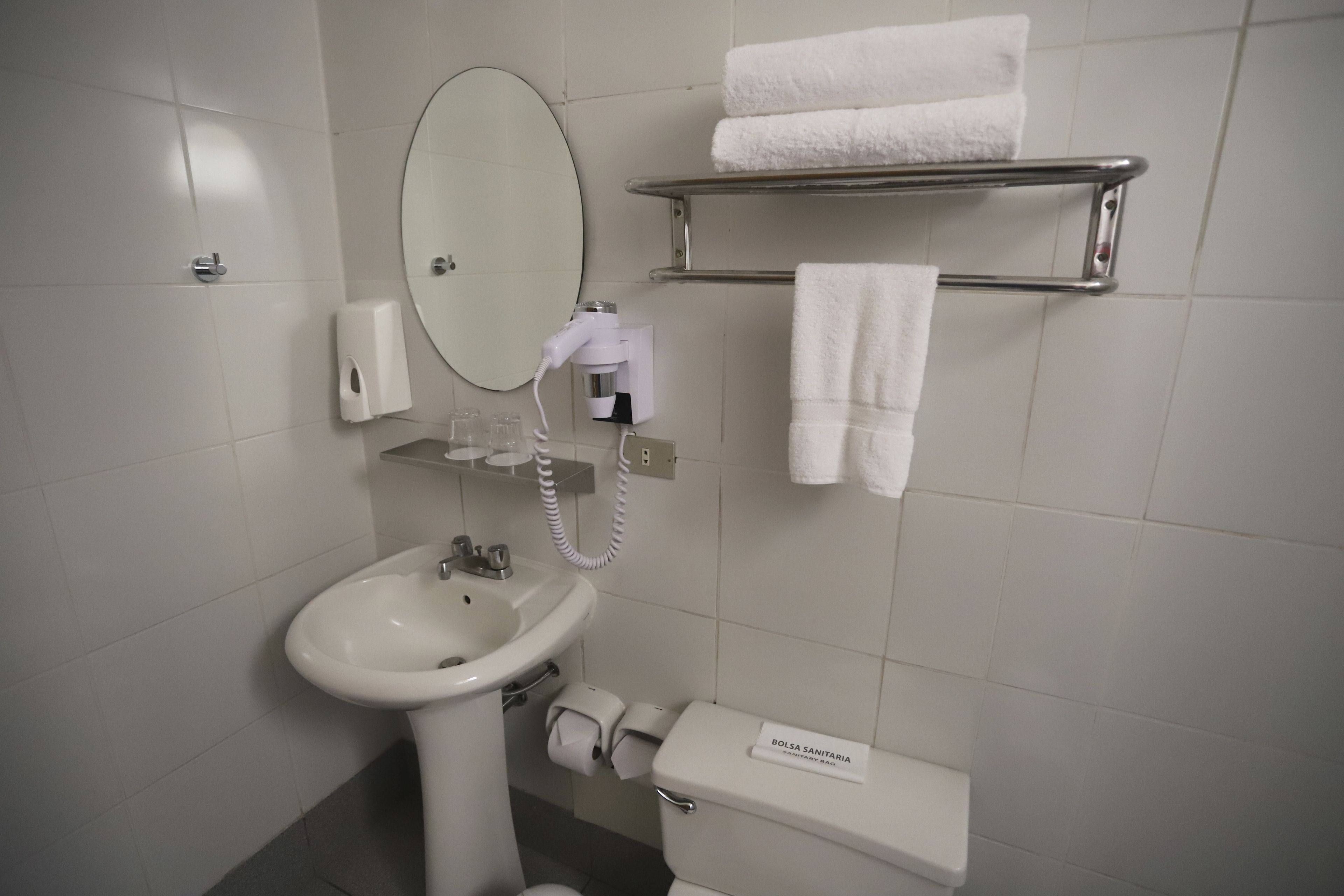traditional double room, 1 queen bed | bathroom | shower, hair dryer, towels