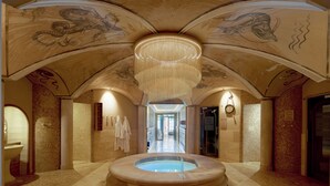 Couples treatment rooms, sauna, hot tub, Turkish bath, body treatments - Hôtel & SPA Les Violettes (Soultz-Haut-Rhin)