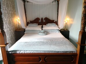 Chambre double, salle de bain attenante (Green Room - 4 Poster )