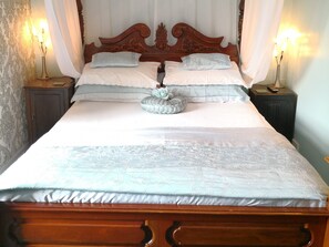 Chambre double, salle de bain attenante (Green Room - 4 Poster )
