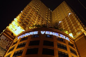 Front of property – evening/night - Torre Venezia Suites (Quezon City)