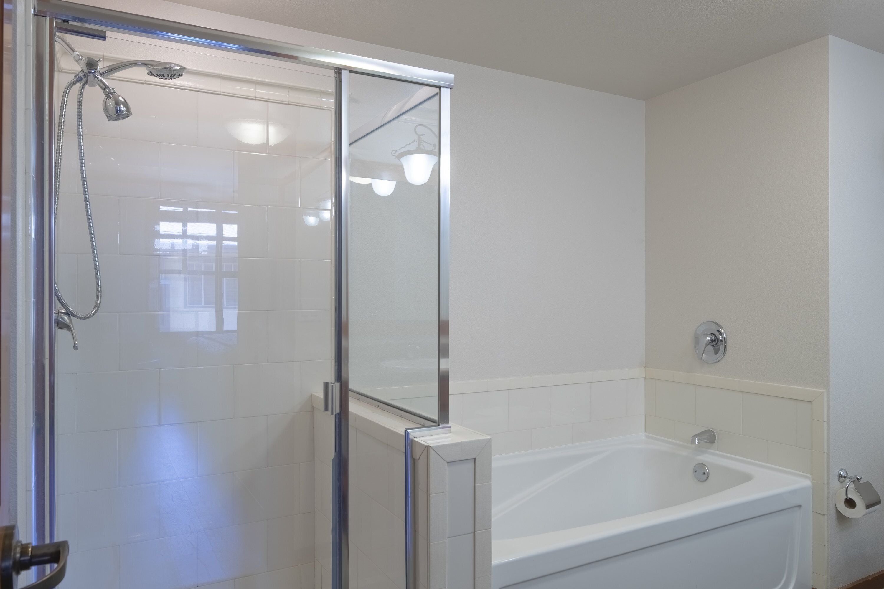 condo, 2 bedrooms (two bedroom condominium) | bathroom | separate bathtub and shower, designer toiletries, hair dryer, bathrobes