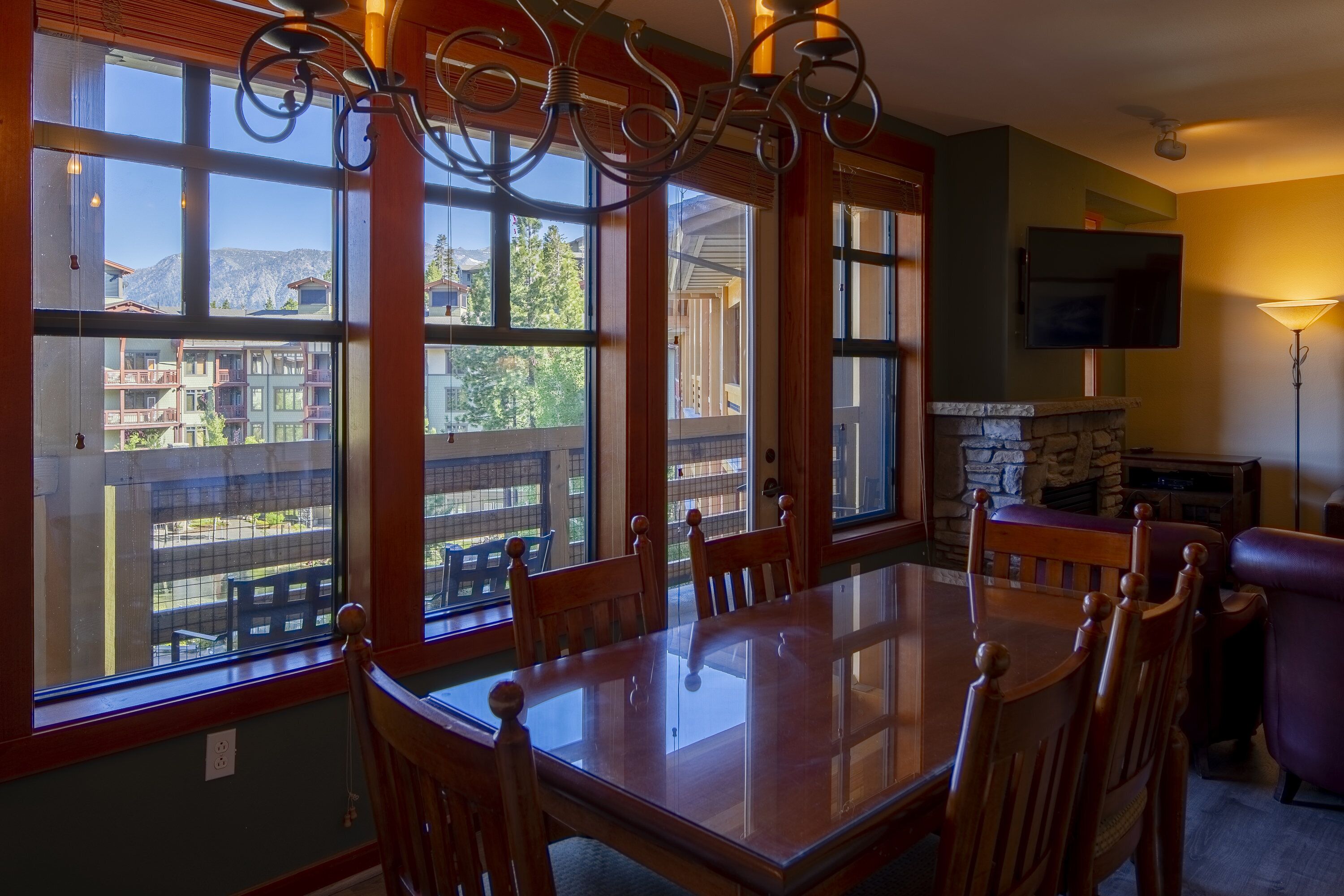 condo, 2 bedrooms (two bedroom condominium) | living area | flat-screen tv, fireplace, dvd player, pay films