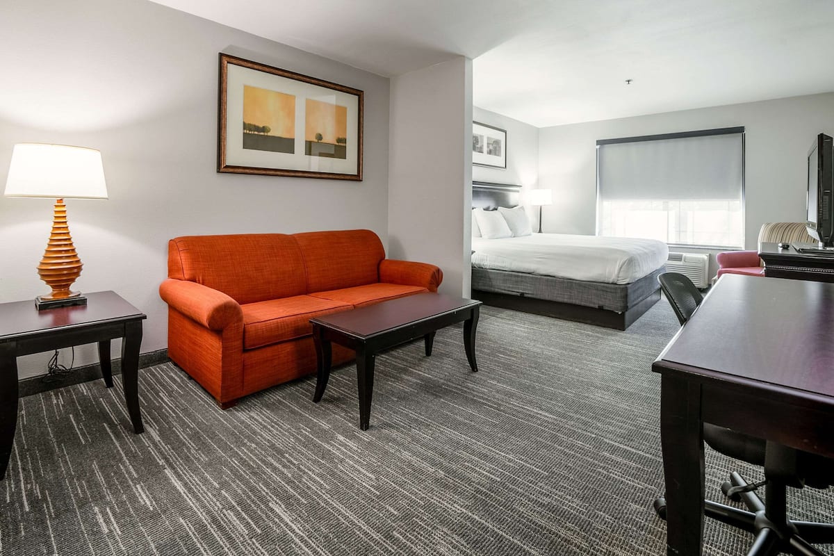 Studio Suite, 1 King Bed with Sofa bed, Non Smoking | 1 bedroom, premium bedding, desk, blackout drapes