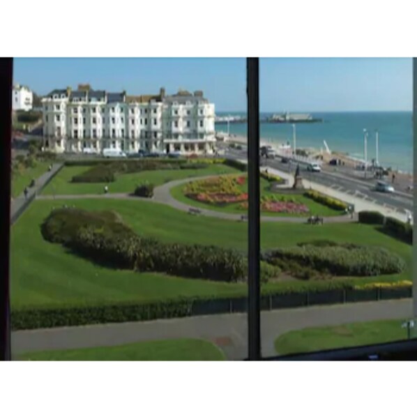 Vue depuis lâhĂ©bergement