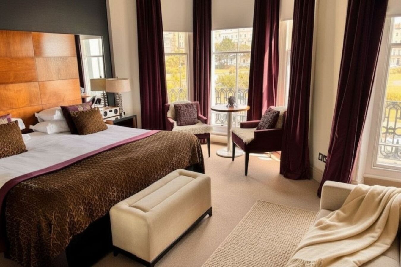 Bộ trải giường bằng vải cotton Ai Cập, bộ đồ giường cao cấp 