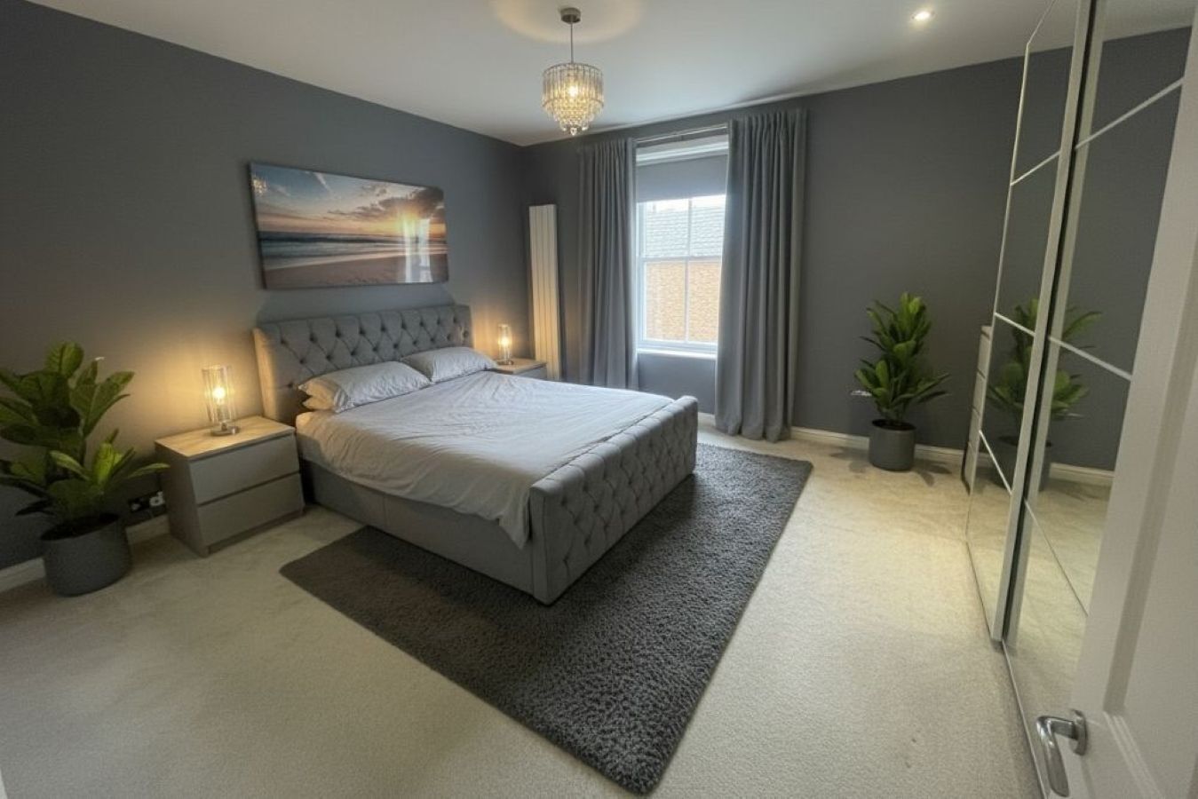 Luxury House | Egyptian cotton sheets, premium bedding, Select Comfort beds, minibar