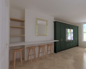 Luxury House | Private kitchen | Coffee/tea maker, electric kettle, highchair