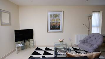 Duplex | Living area | TV, DVD player