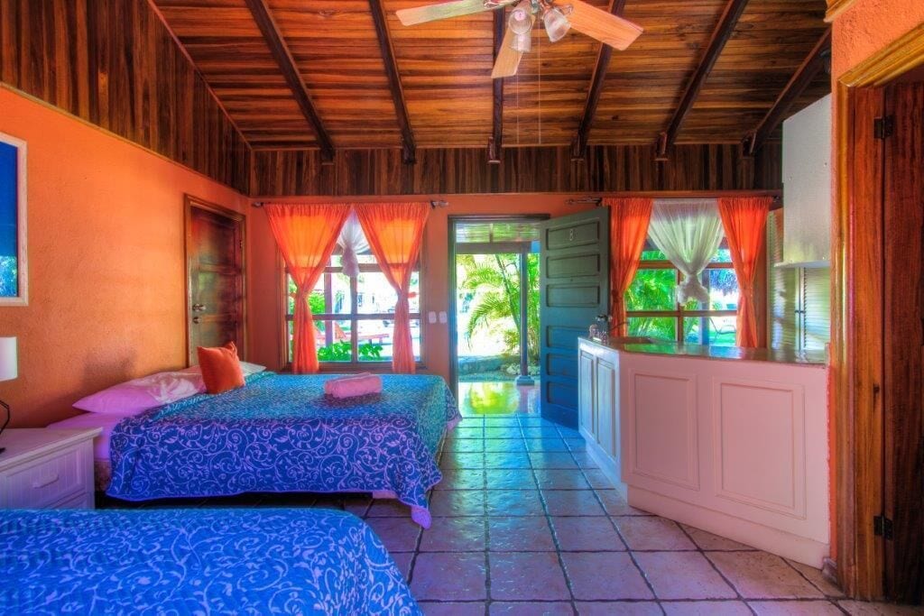 Beachfront Two Queen beds + Kitchenette | Individually furnished, free WiFi, bed sheets