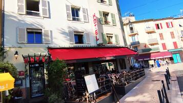 Voorkant van accommodatie