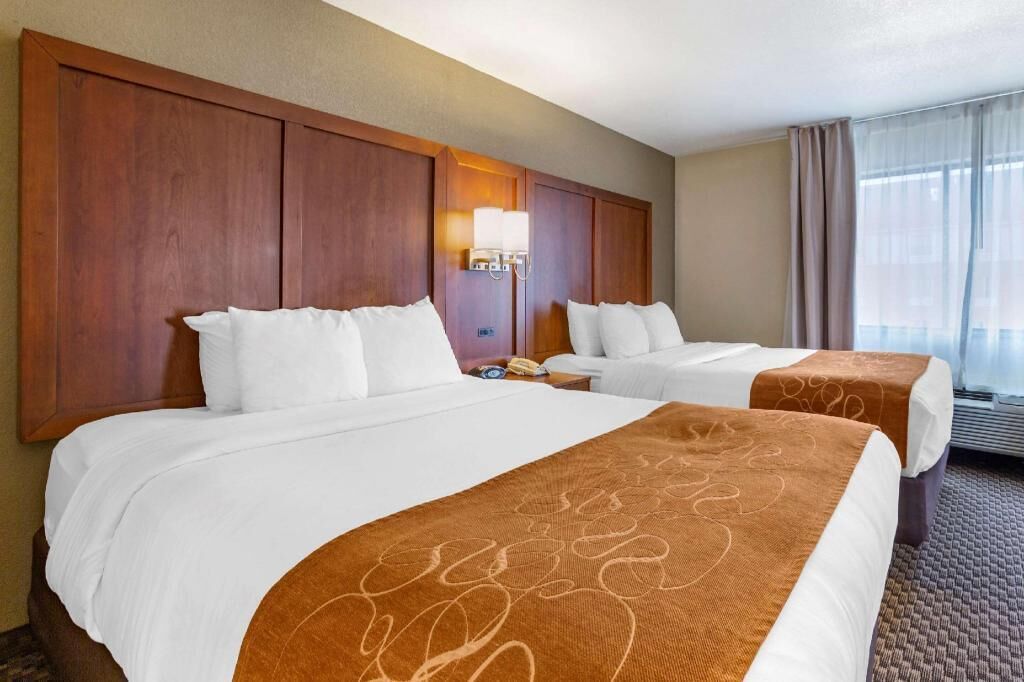 Premium bedding, pillowtop beds, in-room safe, desk