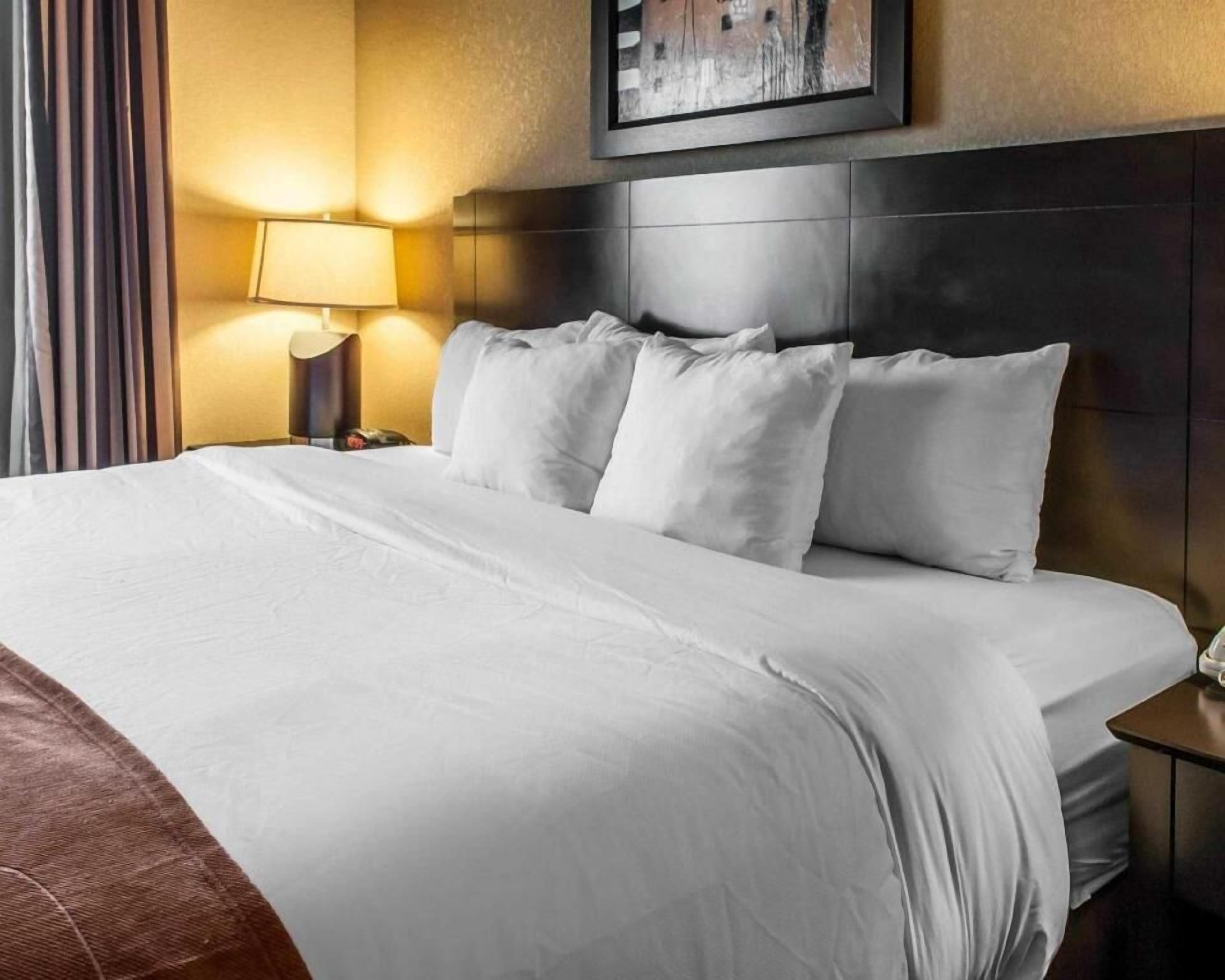 Premium bedding, pillowtop beds, in-room safe, desk