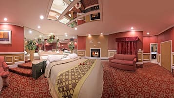 Smekmånadssvit - 1 kingsize-säng - bubbelbad | Utsikt från rummet