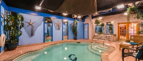 Suite, baignoire à jets (Private Heated Indoor Swimming) | Piscine | Piscine intérieure