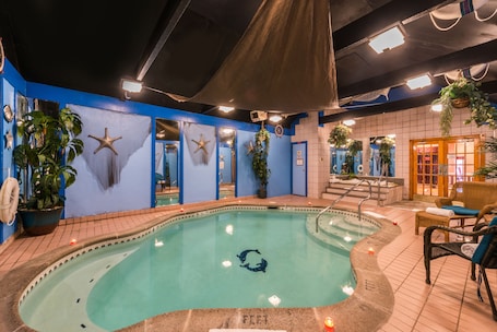 Dove Swimming Pool Suite with Private Heated Indoor Swimming, Jetted Tub & Fireplace | Pool | Indoor pool. Inn of the Dove Romantic Suites with Jetted Tub & Fireplace