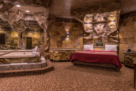Cave Theme Suite with Jetted Tub & Fireplace | View from room. Inn of the Dove Romantic Suites with Jetted Tub & Fireplace