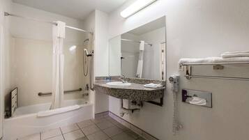 Room, 1 Queen Bed, Accessible, Non Smoking | Desk, iron/ironing board, free WiFi, bed sheets