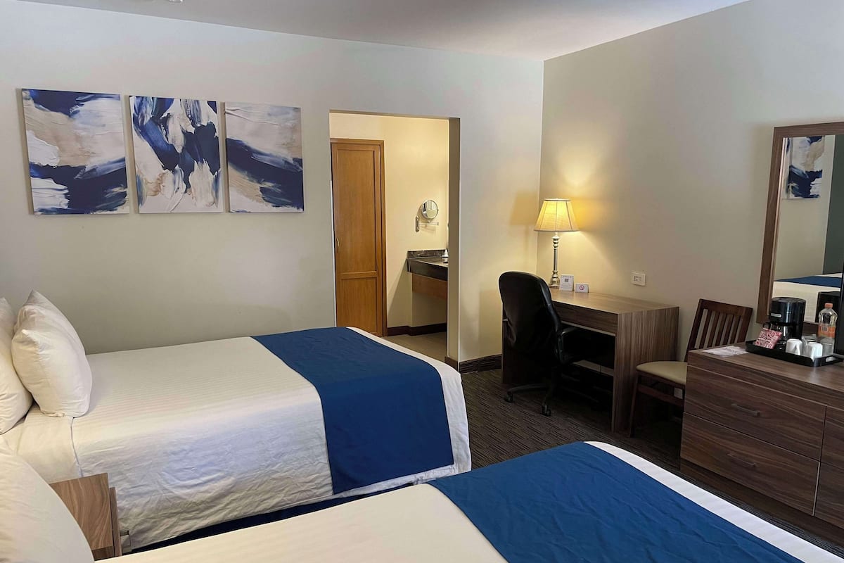 Standard Room, 2 Double Beds, Non Smoking | 1 bedroom, premium bedding, pillowtop beds, in-room safe