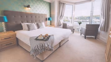 Kamar Double Klasik, pemandangan pelabuhan | Meja kerja, setrika/meja setrika, Wi-Fi gratis, dan seprai linen