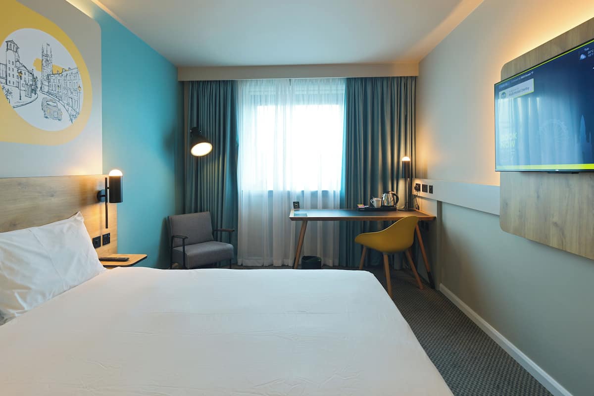 Double Room | Select Comfort beds, desk, laptop workspace, blackout curtains