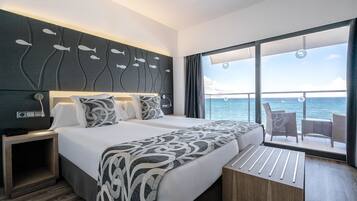 Superior Room, Terrace, Sea View (2 Adults) | In-room safe, soundproofing, free WiFi, bed sheets
