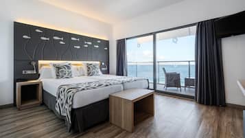 Superior Room, Terrace, Sea View (2 Adults) | 1 bedroom, in-room safe, soundproofing, free WiFi
