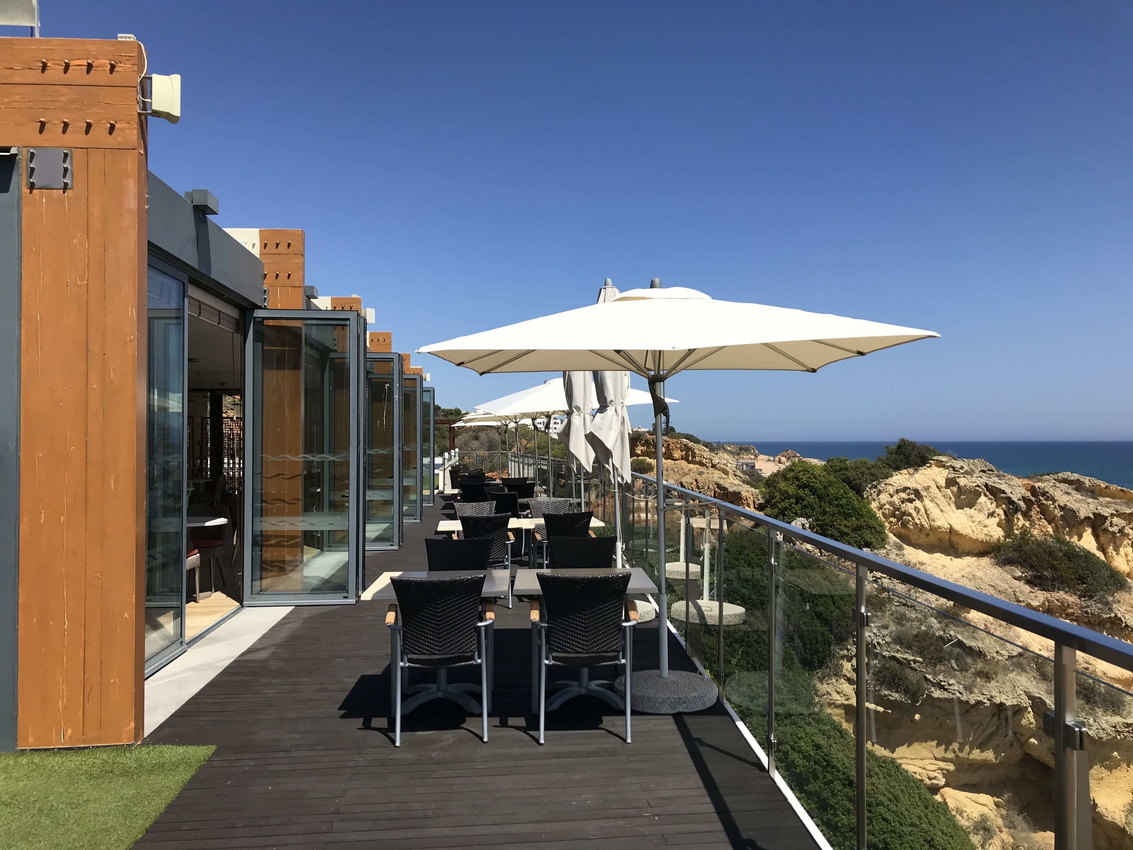 breakfast, lunch, dinner served; international cuisine, beach views