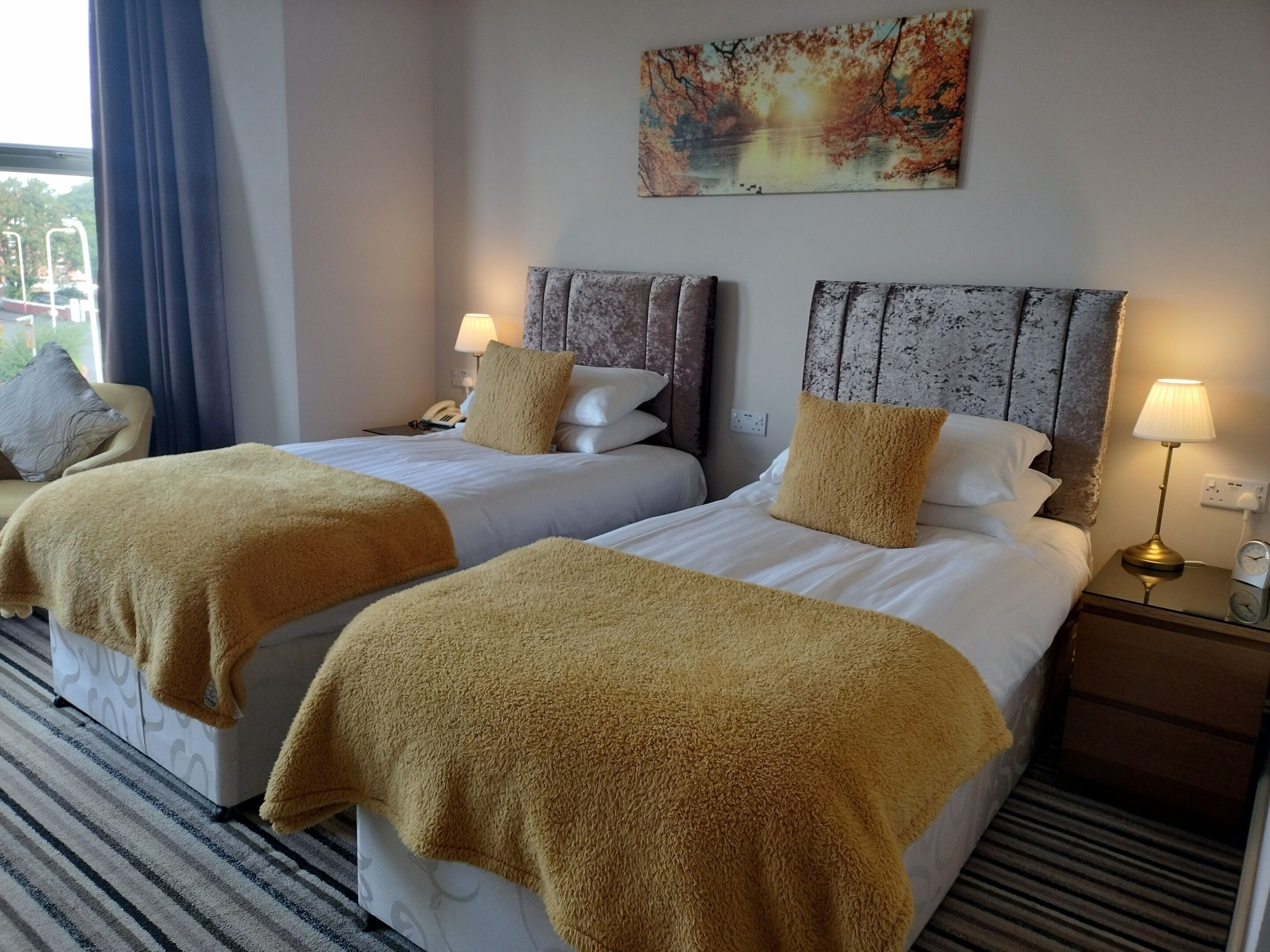 Double or Twin Room, Ensuite (B&B) | Travel crib, bed sheets