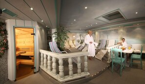 Sauna, Gesichtsbehandlungen, Massageanwendungen