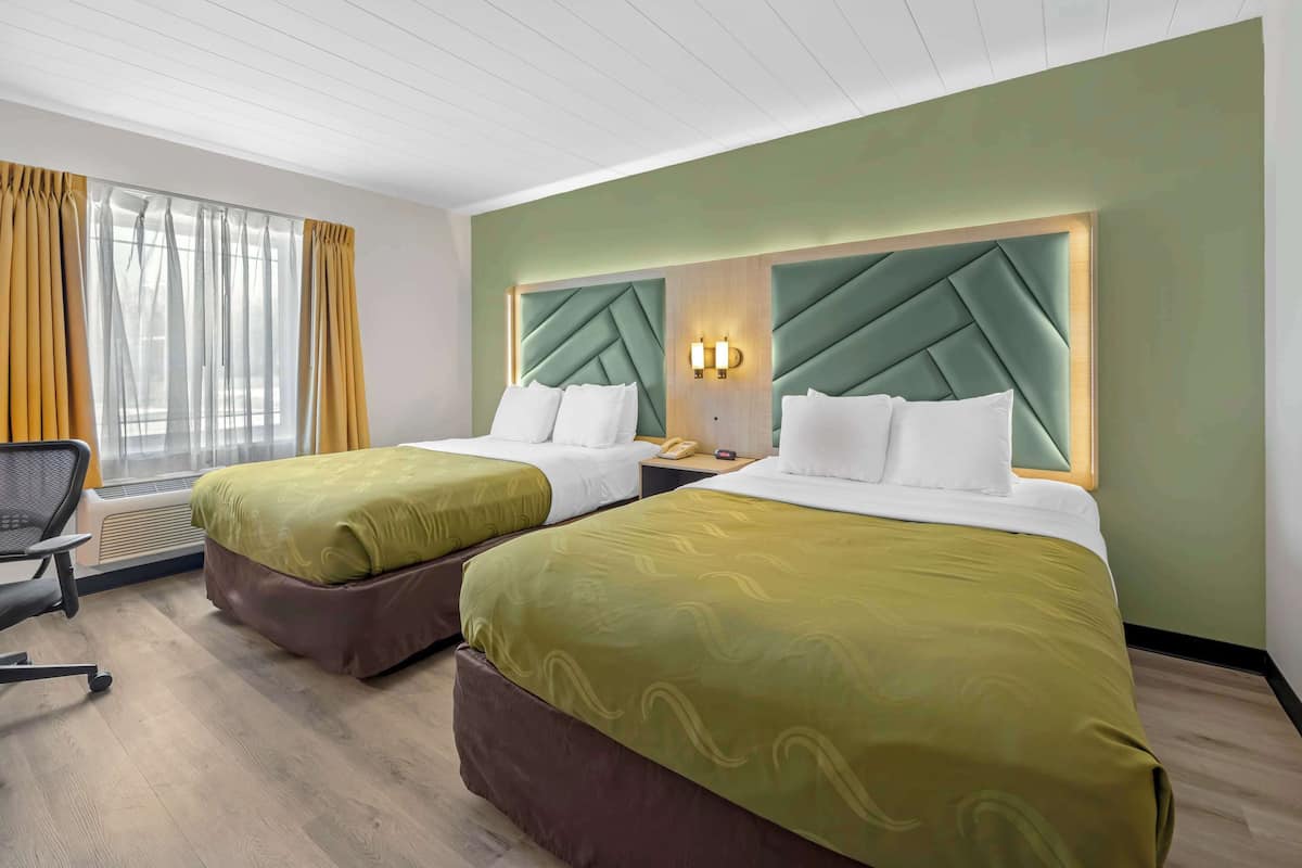 Suite, 2 Queen Beds, Non Smoking | Premium bedding, pillow-top beds, in-room safe, desk