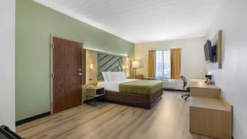 Room, 1 King Bed, Accessible, Non Smoking | Premium bedding, pillowtop beds, in-room safe, desk
