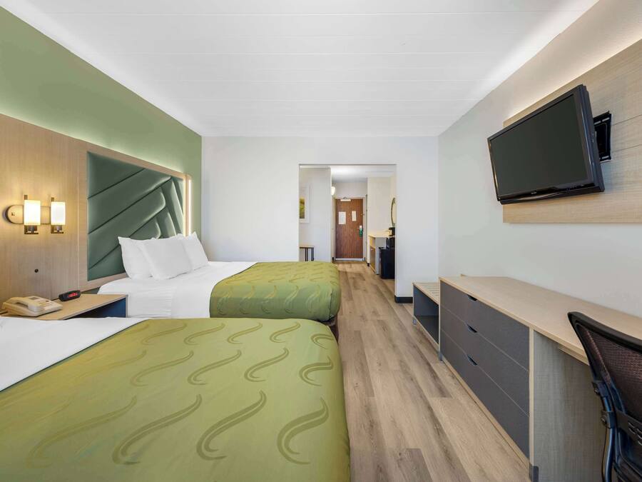 Suite, 2 Queen Beds, Non Smoking | Premium bedding, pillowtop beds, in-room safe, desk