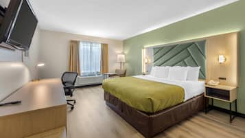 Chambre Standard, 1 très grand lit, non-fumeur | Literie de qualité, lit avec matelas à plateau-coussin, coffre-fort