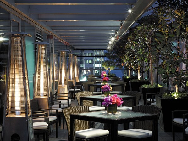 Área externa para banquete